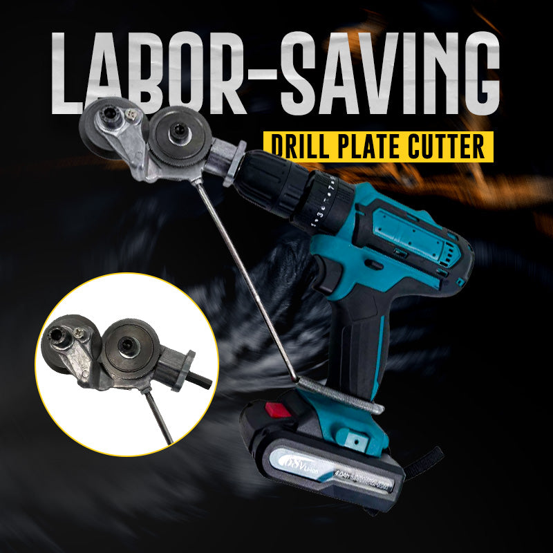 SteelSlice™ Drill Plate Cutter — Transform Your Drill into a Powerhouse for Effortless, Perfect Cuts Every Time