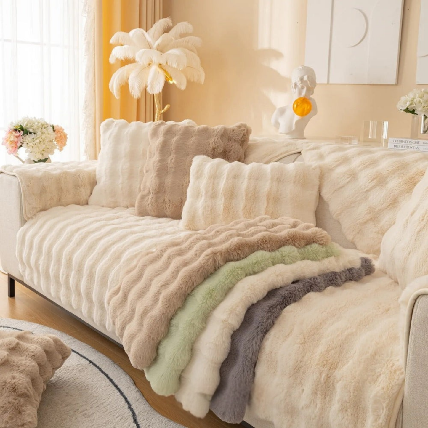 VelvraNest™ — Wrap Your Sofa in Irresistible Warmth and Unbreakable Pet Protection