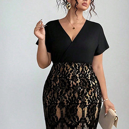 SilkVerve™ V-Neck Dress — Embrace Every Curve with Effortless Cool Confidence