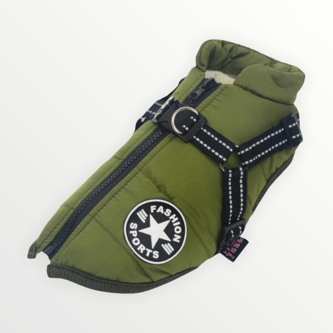 BlizzardGuard™ — Wrap Your Dog in Stormproof Warmth and Total Leash Control