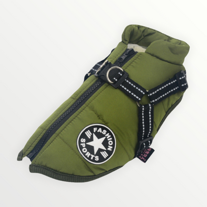 BlizzardGuard™ — Wrap Your Dog in Stormproof Warmth and Total Leash Control