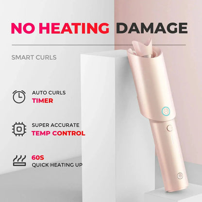 CurlAura™ Styler — Effortless, Show-Stopping Curls That Glow with Confidence All Week