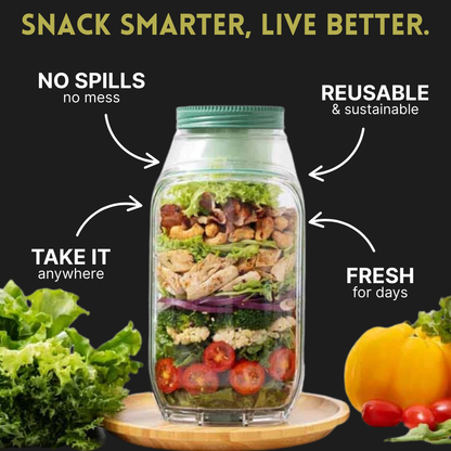 FreshForge™ Meal Pod — Feast on Crunchy, Splash-Free Freshness Wherever Life Takes You