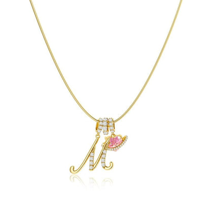 AuraNest™ 3-Layer Initial Necklace — Wear Your Story in Glowing, Comfortable Elegance That Turns Every Head