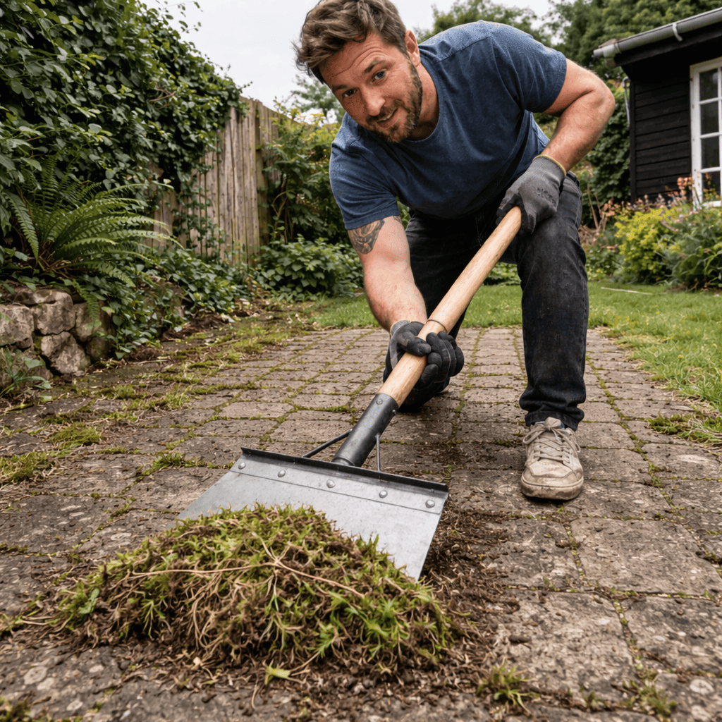BladeStorm™ Scraper — Conquer Weeds Fast Without Breaking Your Back
