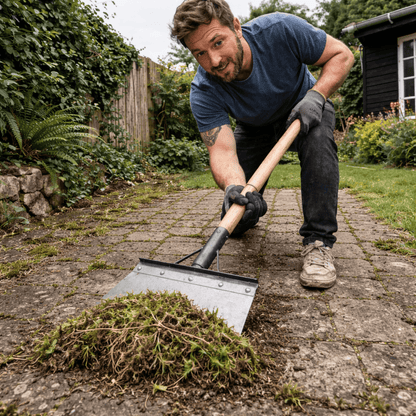 BladeStorm™ Scraper — Conquer Weeds Fast Without Breaking Your Back