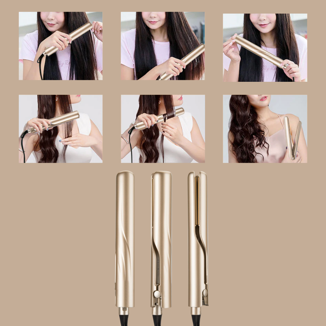 VelareVibe™ 2-in-1 Styler — Unlock Radiant, Damage-Free Hair Instantly