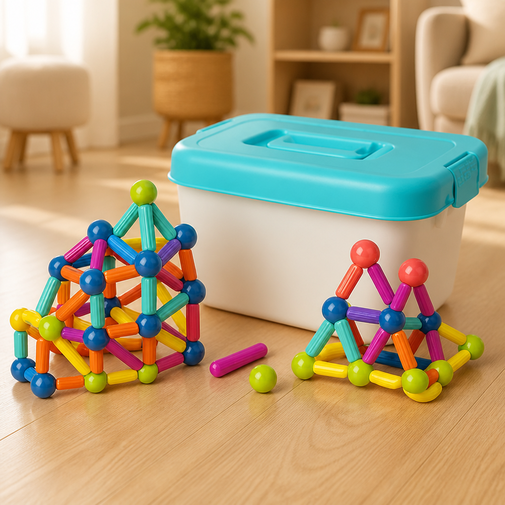 Magnetic Building Set Colorful Strong Magnets
