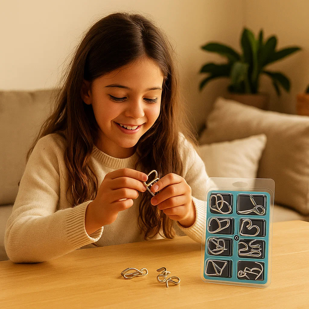 NeuroSpark™ Puzzle Rings — Ignite Your Mind with Addictive Brain Boosts Anytime, Anywhere