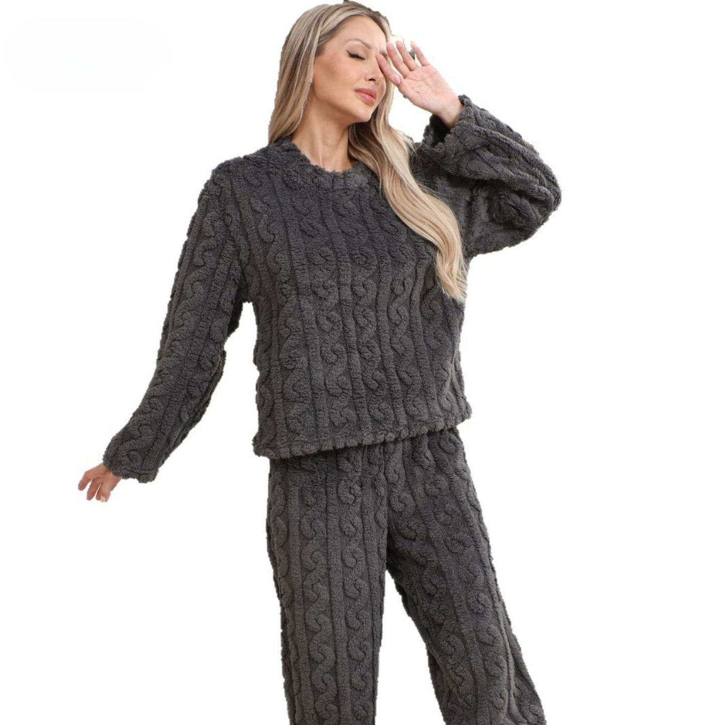 CosyAura™ Pajama Set — Wrap Yourself in Cloud-Like Warmth and Freedom Every Night