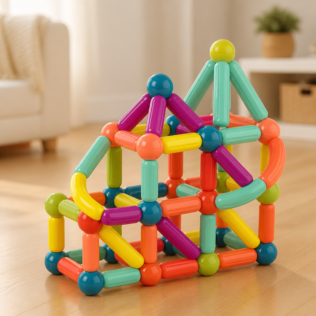 Magnetic Building Set Colorful Strong Magnets