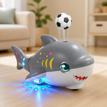 Interactive Shark Toy Floating Ball LED Lights & Music