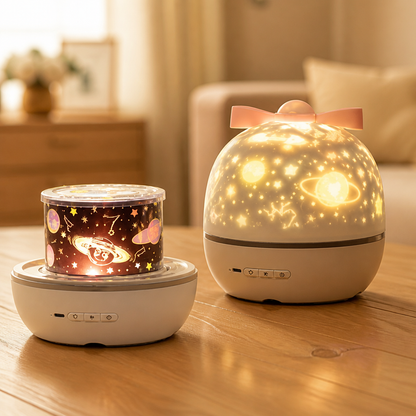 Kids Star Projector Rotating USB Rechargeable Remote Control