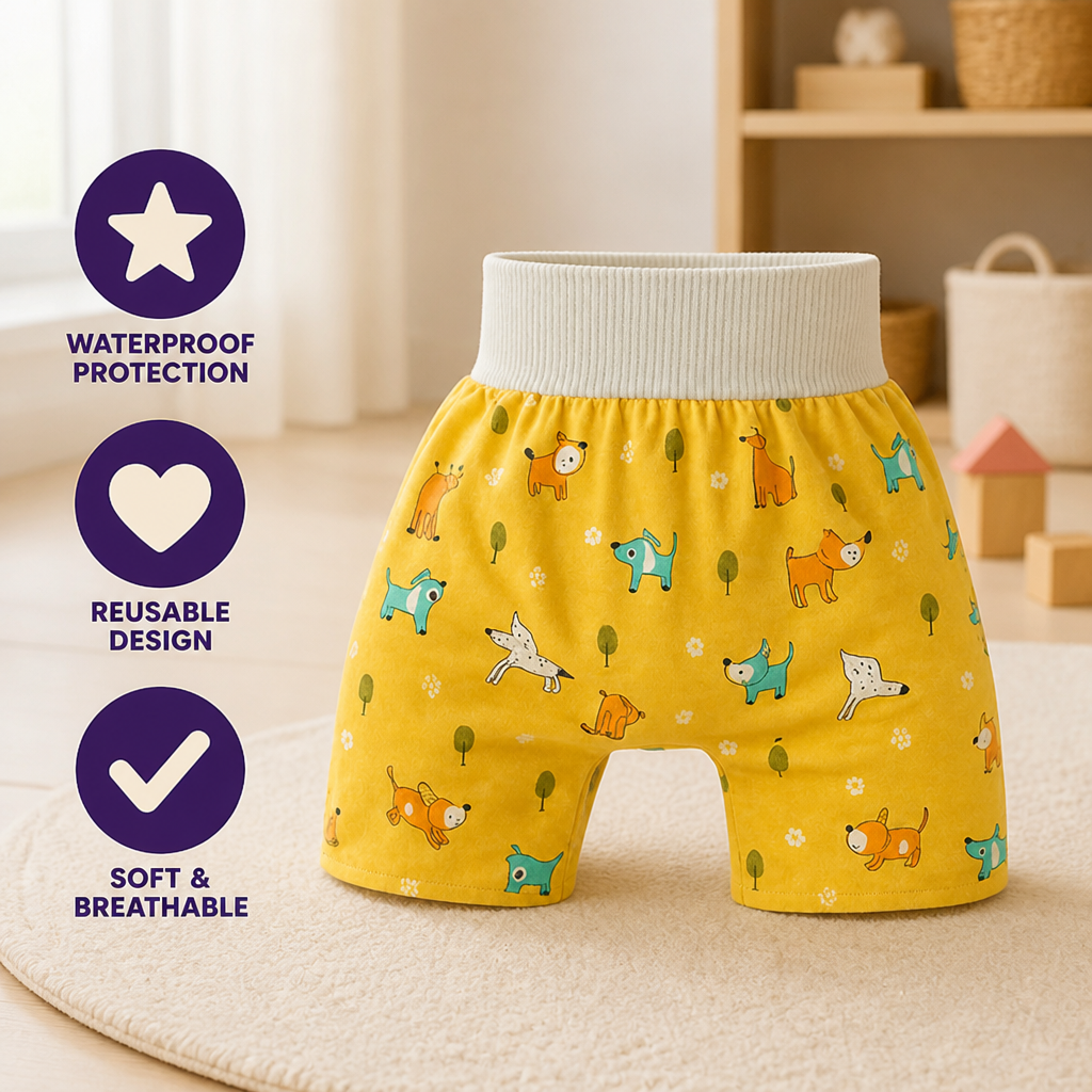 Potty Training Pants Waterproof & Reusable Breathable