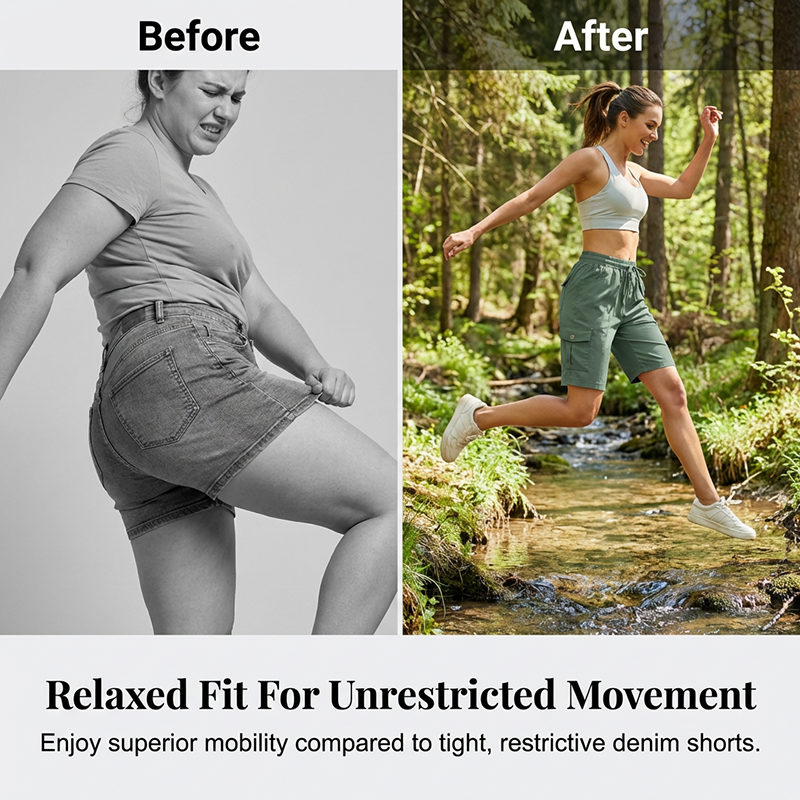 VantaStride™ Cargo Shorts — Move Freely, Stay Cool, and Carry Everything You Need