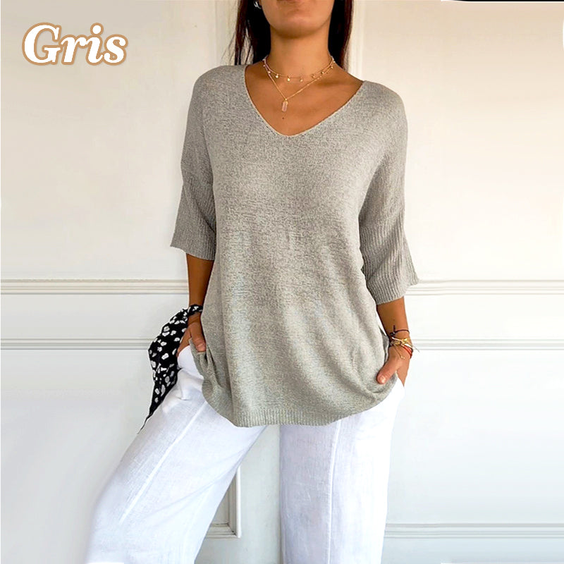 AeroLoom™ V-Neck Shirt — Feel Effortlessly Sharp and Unstoppable All Day Long