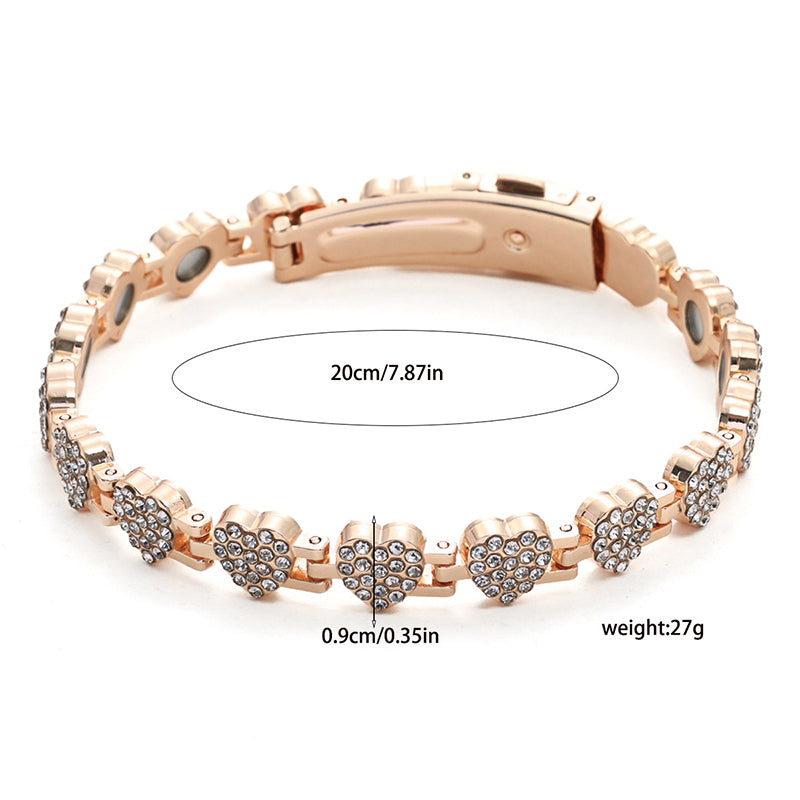 RadiancePulse™ — Ease Stiff Hands in Heart-Link Magnetic Copper You'll Actually Wear