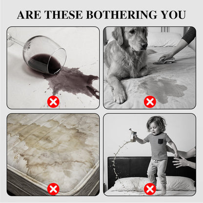 Velurest™ Mattress Protector Set — Sleep Soundly Wrapped in Unbeatable Comfort and Stain-Free Confidence