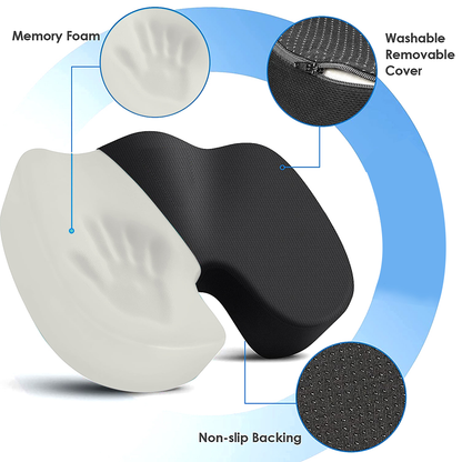 ErgoEase™ Contour Cushion — Finally Banish Sitting Pain and Feel Energized All Day Long