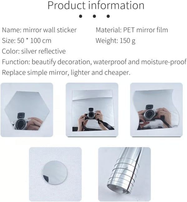 LumiFlex™ Mirror Sheets — Safely Transform Any Space with Shatterproof, Radiant Shine