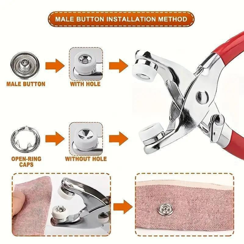 BoltGrip™ Snap Pliers Set — Lock Perfect Snaps Fast and Craft with Unshakable Confidence
