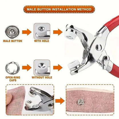 BoltGrip™ Snap Pliers Set — Lock Perfect Snaps Fast and Craft with Unshakable Confidence