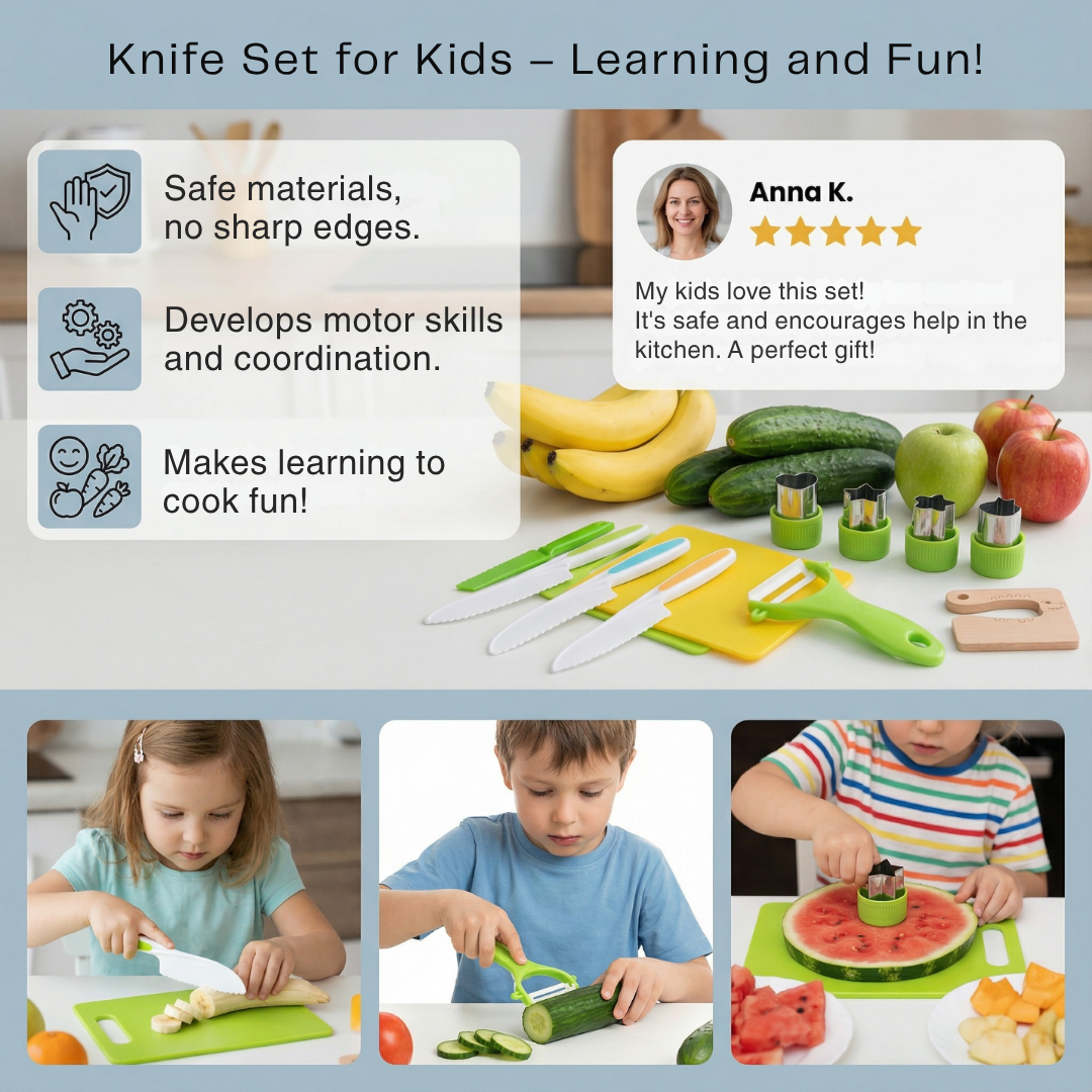 SliceHero™ — Give Your Child Safe, Fearless Fun and Proud Kitchen Confidence Every Day