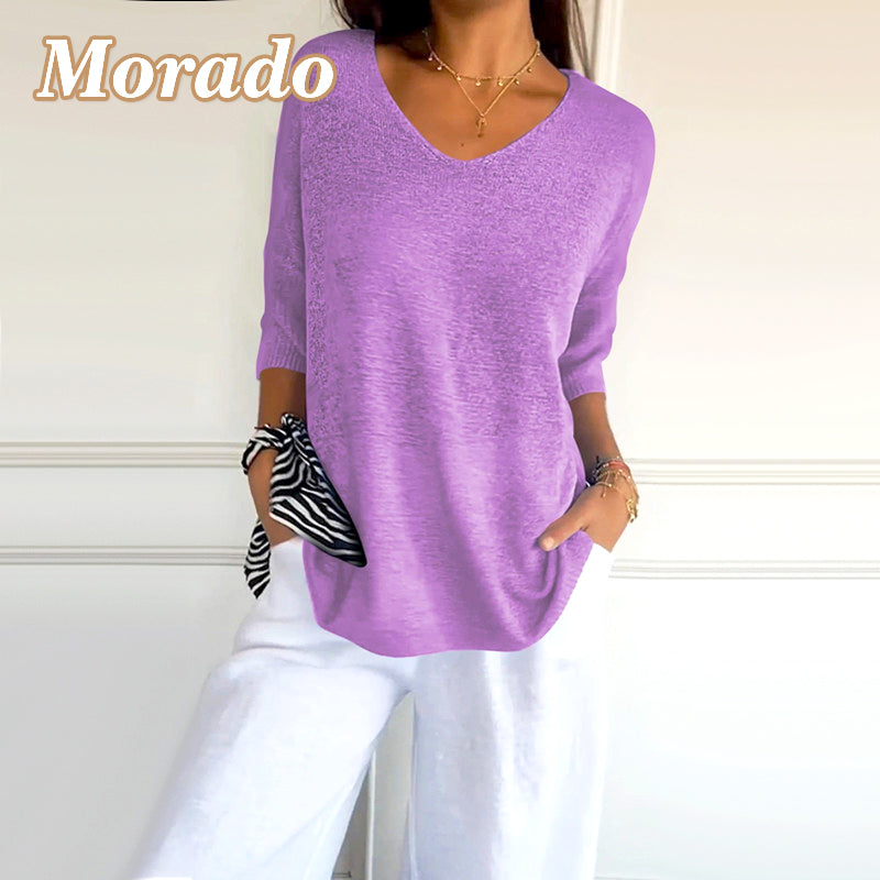 AeroLoom™ V-Neck Shirt — Feel Effortlessly Sharp and Unstoppable All Day Long