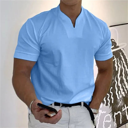 VeroStride™ Men’s Modern V-Neck — Stay Cool, Confident, and Sharply Tailored All Day Long