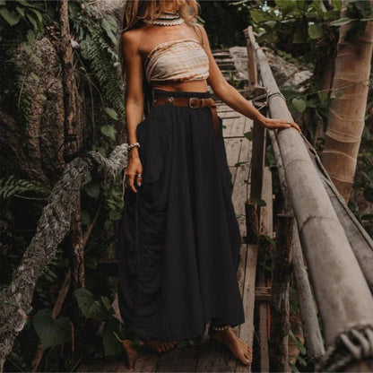 VestaFlow™ Maxi Skirt — Effortless Freedom and Style That Moves With You
