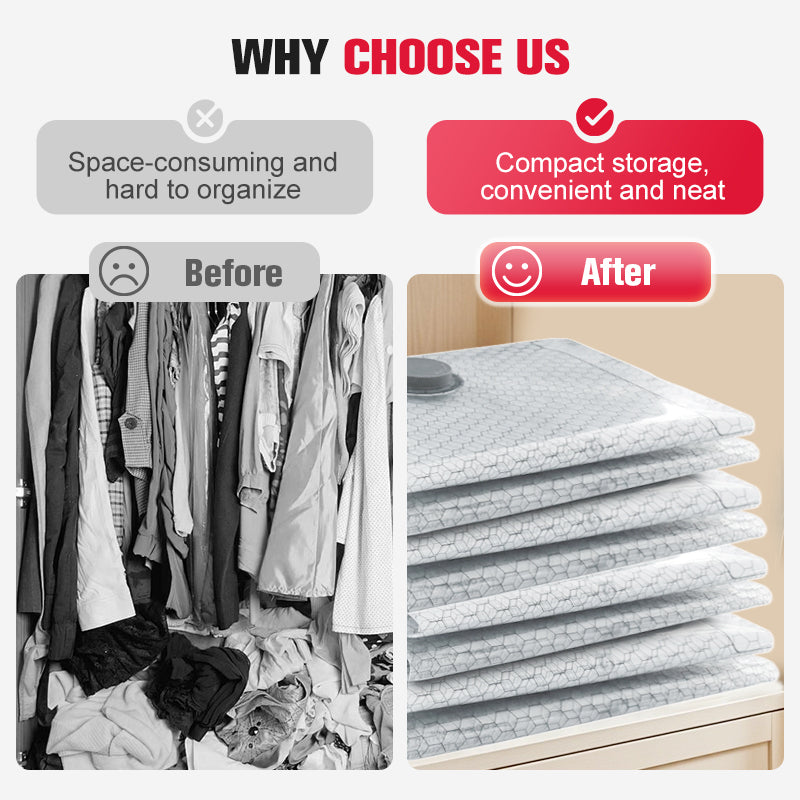 VastNest™ Vacuum Storage Bags — Transform Clutter into Calm and Breathe Easy Every Day