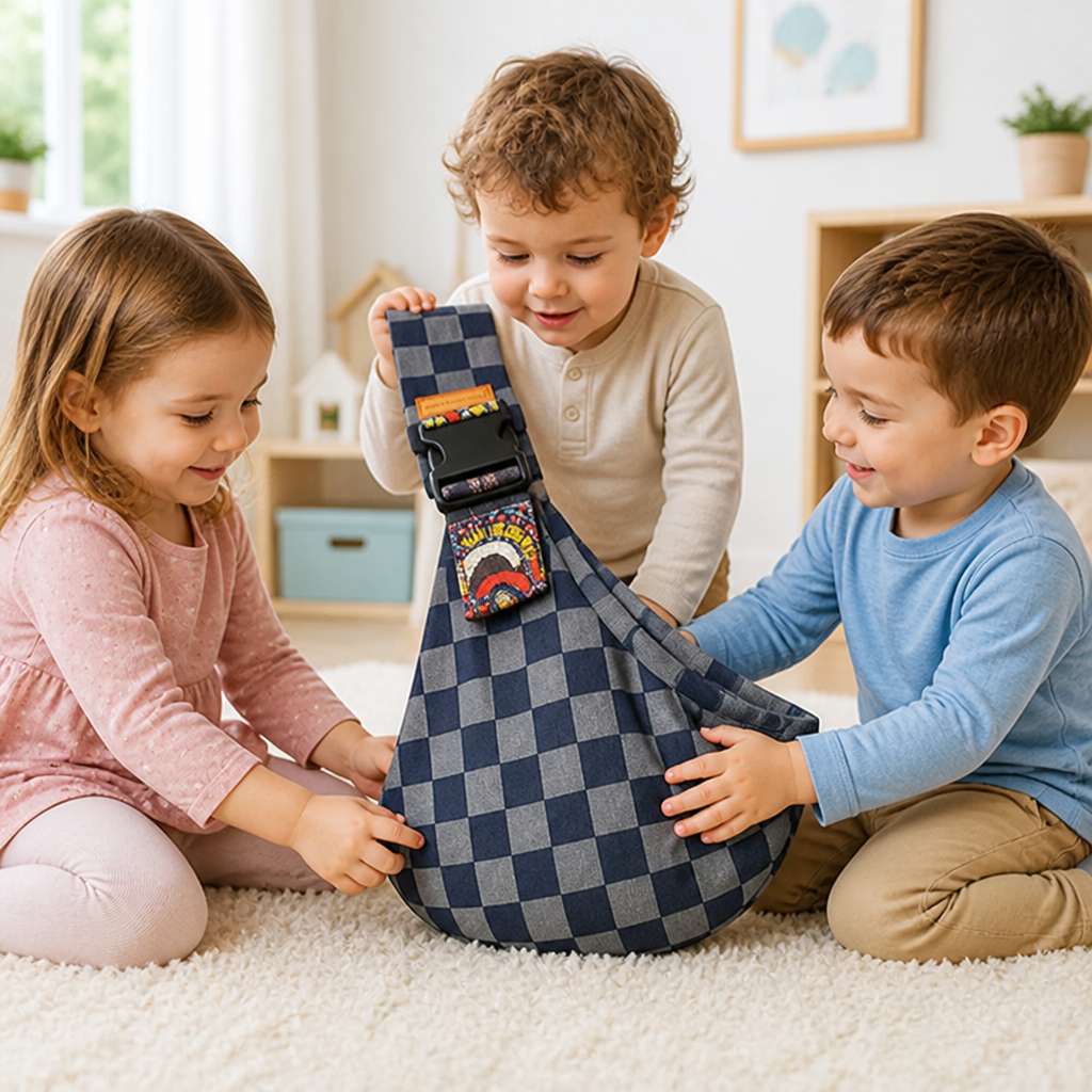Toddler Sling Carrier Ergonomic Adjustable Lightweight Foldable