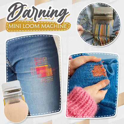 ThreadCraft™ Mini Loom — Turn Every Tear into a Bold, Creative Statement Instantly