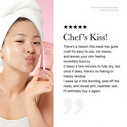 Aquasurge™ Collagen Rush Night Wrap — Wake Up to Firmer, Radiant Skin You Can Feel