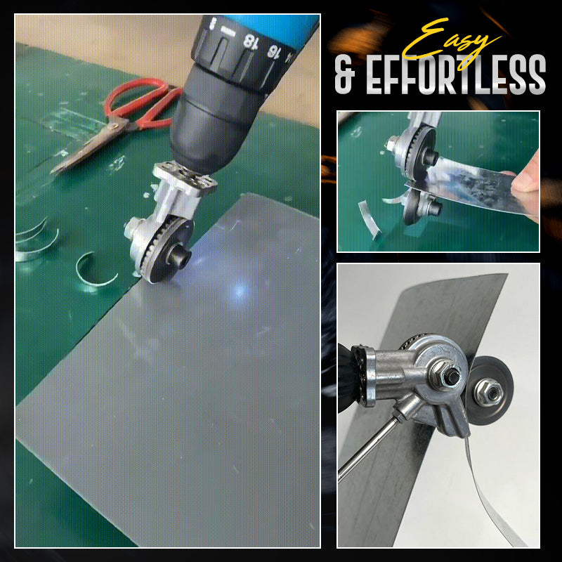 SteelSlice™ Drill Plate Cutter — Transform Your Drill into a Powerhouse for Effortless, Perfect Cuts Every Time