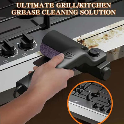 FlameSweep™ — Effortless Grill Cleaning That Ends Wrist Pain and Scratches