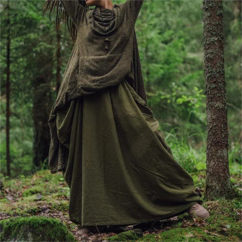 VestaFlow™ Maxi Skirt — Effortless Freedom and Style That Moves With You