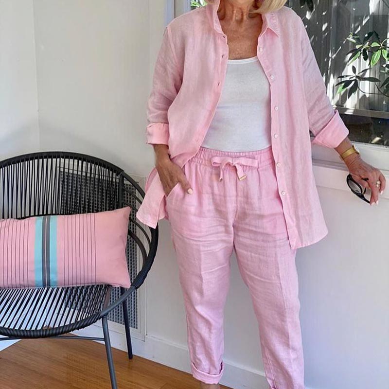 Velaris™ Cotton-Linen Set — Feel Unstoppable in Feather-Light, All-Day Cool Comfort