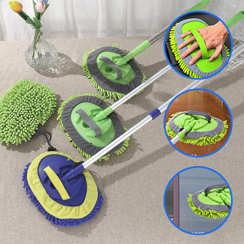 GlideCraft™ Extendable Mop — Effortless Reach for a Flawless, Pain-Free Shine Every Time