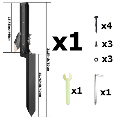 FirmAnchor™ Fence Support — Lock Your Posts Firm and Enjoy a Worry-Free Yard Forever