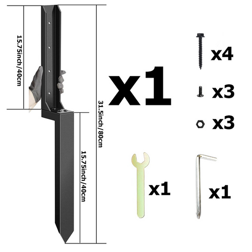 FirmAnchor™ Fence Support — Lock Your Posts Firm and Enjoy a Worry-Free Yard Forever