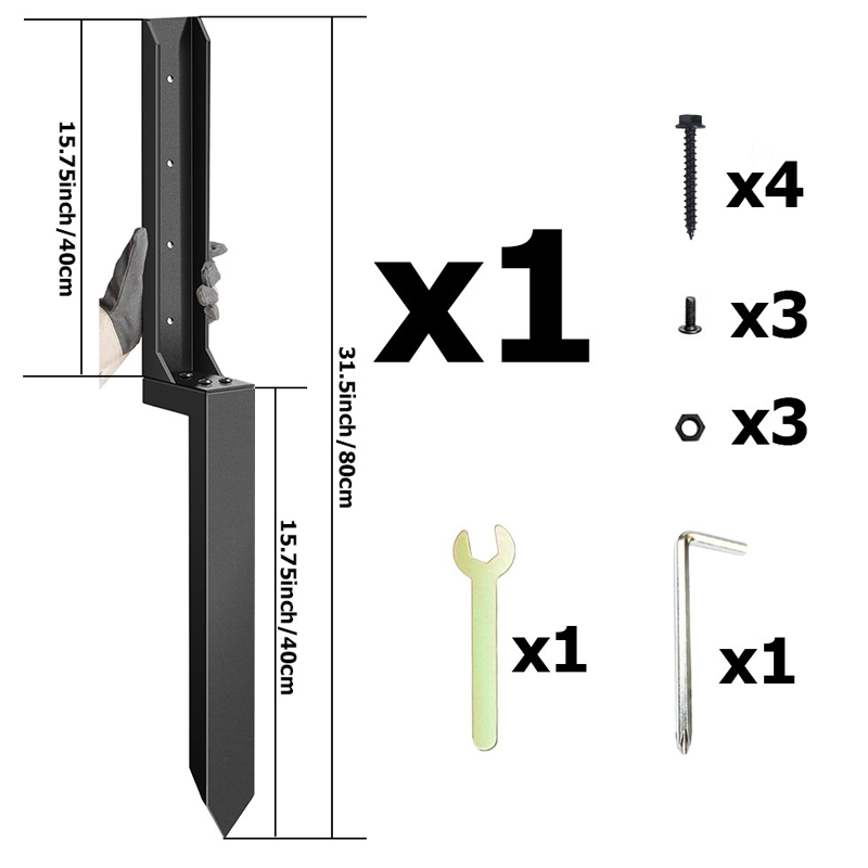 FirmAnchor™ Fence Support — Lock Your Posts Firm and Enjoy a Worry-Free Yard Forever