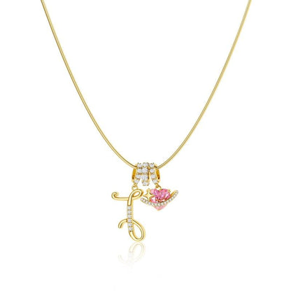AuraNest™ 3-Layer Initial Necklace — Wear Your Story in Glowing, Comfortable Elegance That Turns Every Head