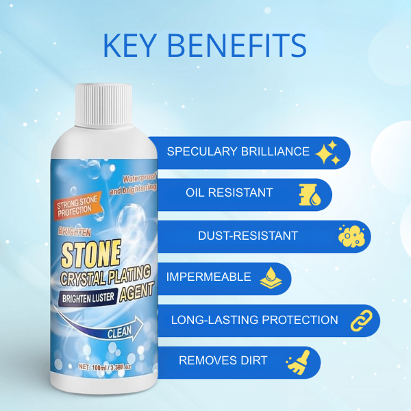 LustriStone™ — Bring Your Stone Surfaces Back to Life with Effortless, Safe Brilliance