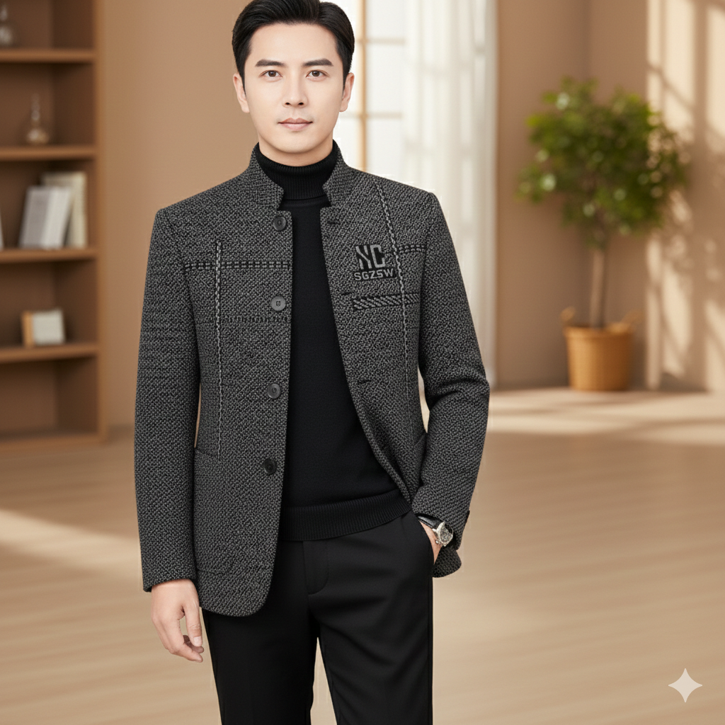StratoTherm™ Coat — Ignite Your Confidence with Featherlight Warmth and Sharp All-Day Style