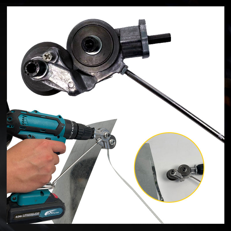 SteelSlice™ Drill Plate Cutter — Transform Your Drill into a Powerhouse for Effortless, Perfect Cuts Every Time