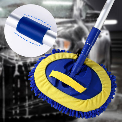 GlideCraft™ Extendable Mop — Effortless Reach for a Flawless, Pain-Free Shine Every Time