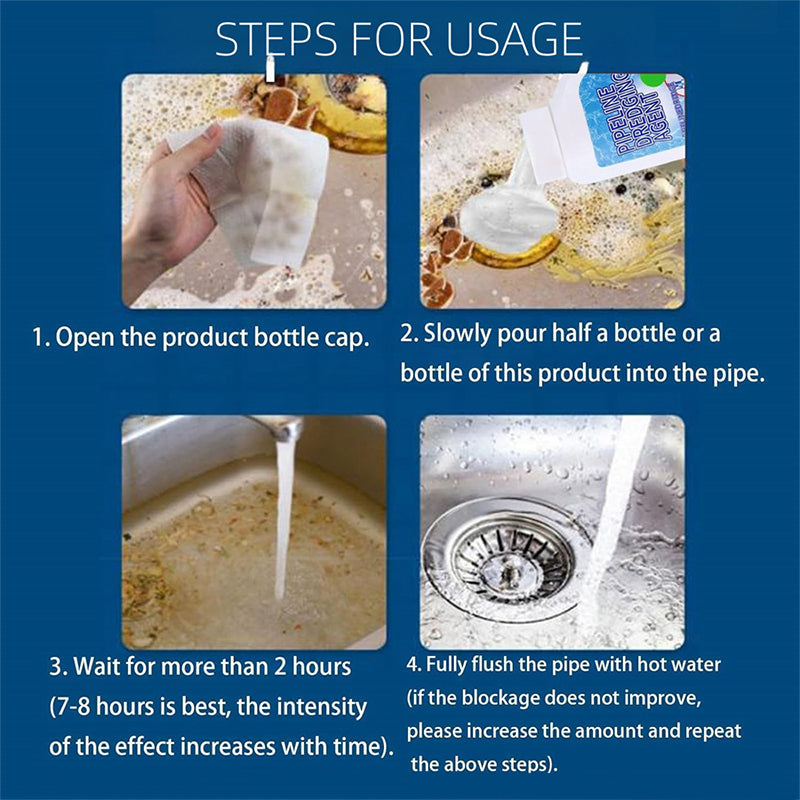PureStream™ Drain Liberator — Fast, Gentle Power that Clears Clogs and Saves Your Pipes