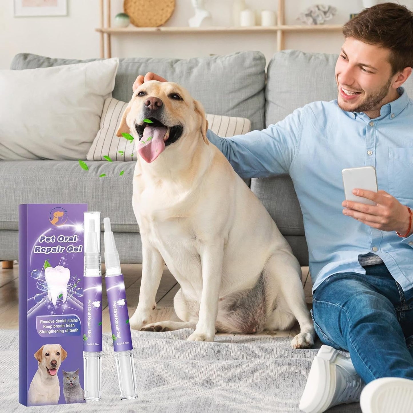 GlisterPaw™ — Turn Every Kiss into a Burst of Fresh, Pain-Free Love