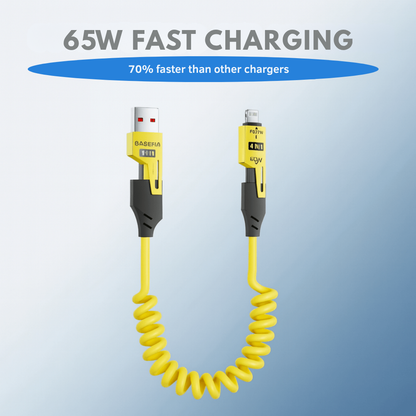 PulseWave Stretch™ — Command Your Power with Lightning-Fast, Tangle-Free Charging Freedom